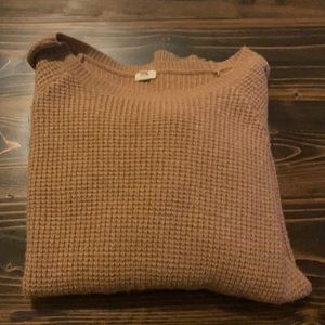 Brown J Crew sweater